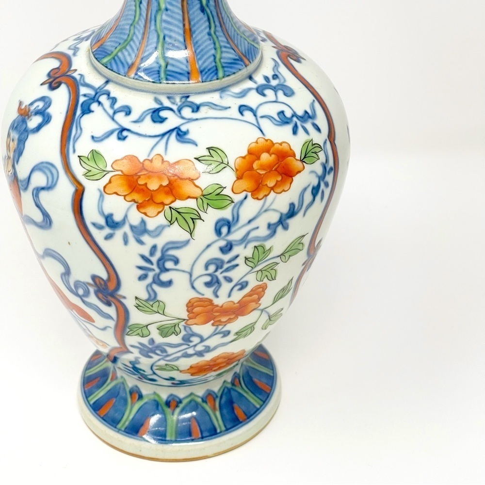 Rare Ming-style Vase Replica Qianlong Six-character Seal Mark & 1736-95 Period - Picture 4 of 16